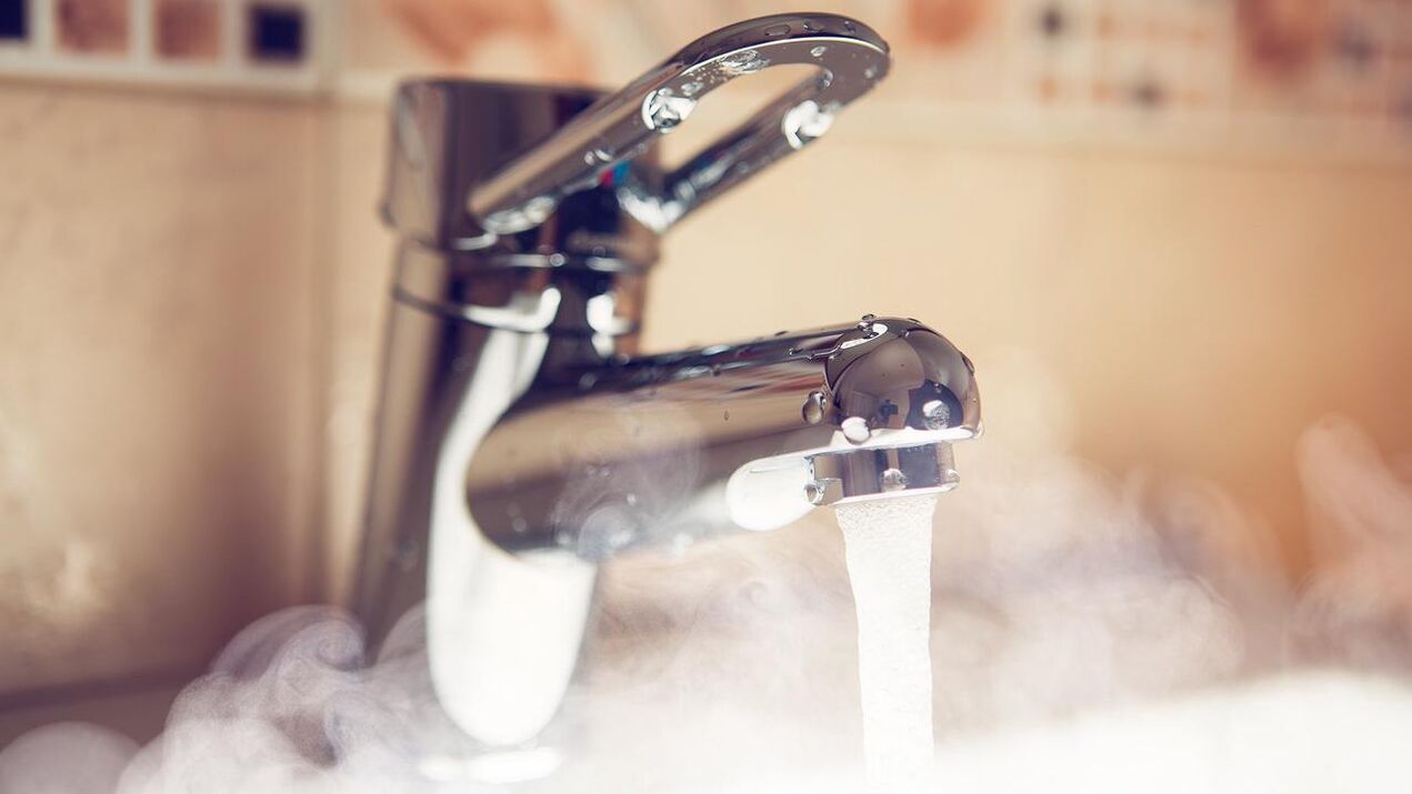 Before enlarging with soda, hit the penis with hot water until it steams
